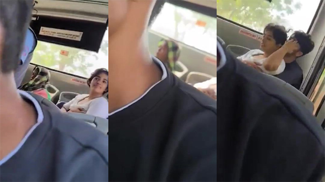 Indian College Girl Boobs Pressing n Having Sex Government Bus