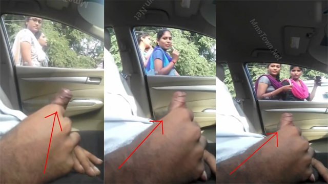 Daring Guy Flash Dick – Infront Of College Girls Inside Car Leaked  S2