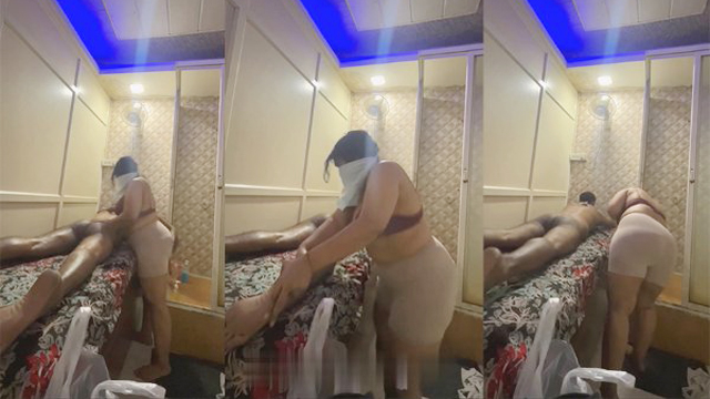 Chubby Spa Girl In Bra – Naked Body Massage Customer MMS