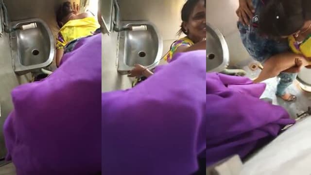 Indian Train Toilet – Village Lovers Creampie MMS