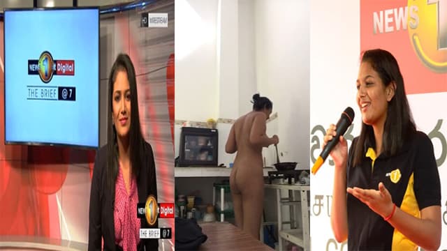 Sri Lankan Nude Anchor – Kitchen Boobs Viral MMS